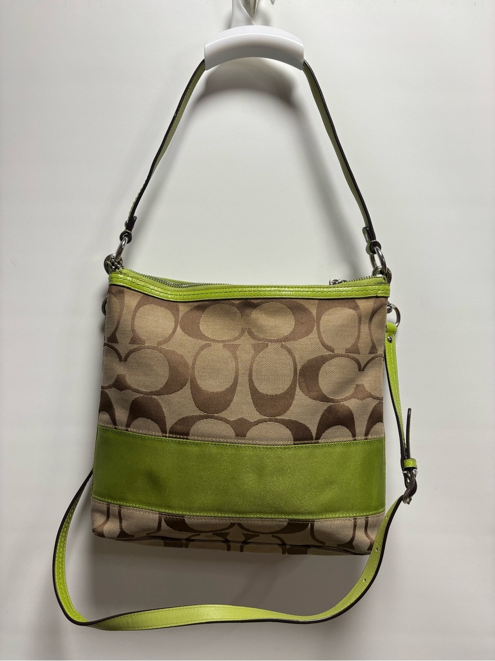 vintage Coach Soho Signature C Jacquard Hobo bag